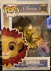 The Lion King POP! Disney Simba Exclusive Vinyl Figure #302 Gold, Leaf Mane