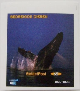 Stadspost Zaanstad 1997- Blokje Bedreigde dieren, Bultrug postfris ongetand - Picture 1 of 1
