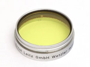 Ernst Leitz GmbH Wetzlar Aufsteck Gelbfilter Gelb Filter für A44 - Picture 1 of 2