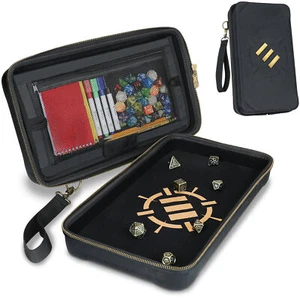 Bandeja rodante de dados comunitarios de mesa ENHANCE y estuche para dados de hasta 500 dados RPG - Imagen 1 de 9