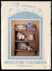 All Cooped Up #102 MINIATUR FAVORITES Stofftiere Basteln Schnittmuster - Bild 1 von 2