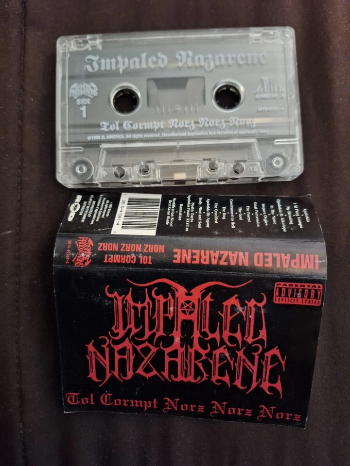 Impaled Nazarene – Tol Cormpt Norz Norz Norz / rare tape 1993 Osmose JL America - Image 1 of 2