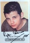 Ryan Thomas - Coronation Street - Neighbours.  Signed Cast Card - Autograph