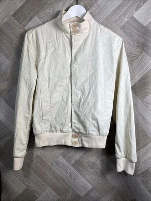 Chaqueta corta con botones Raf By Raf Simons talla 46 crema Foto 1 de 4