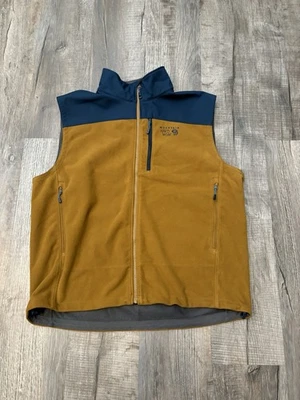 Chaleco polar Mountain Hardwear Mountain Tech II Softshell XL cremallera completa marrón C122 Foto 1 de 4