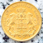 Goldmünze 20 MARK 1899 J HAMBURG Hansestadt 7,96g 900 Fein Gold sehr selten vz