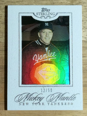 2006 Topps Sterling Framed White #25 Mickey Mantle - Image 1 of 2
