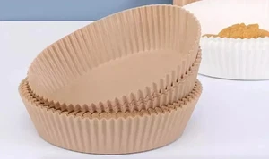 Air Fryer Liner Rund Einweg Backen Fettdicht Backpapier (50 Stück) - Bild 1 von 6