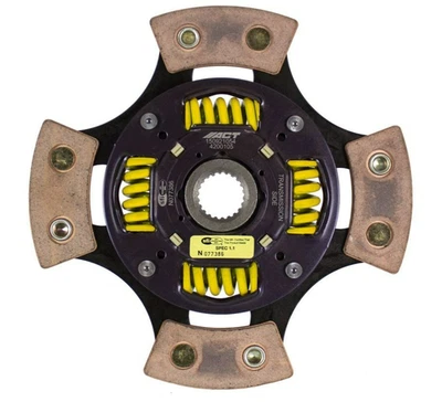 Disco de embreagem ACT 4 almofadas corrida mola compatível com 1990-1993 Mazda Miata 1.6 4200105 - Imagem 1 de 4