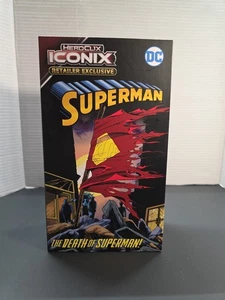 DC HEROCLIX Iconix SUPERMAN THE DEATH OF SUPERMAN Sealed Retailer Exclusive - Picture 1 of 11