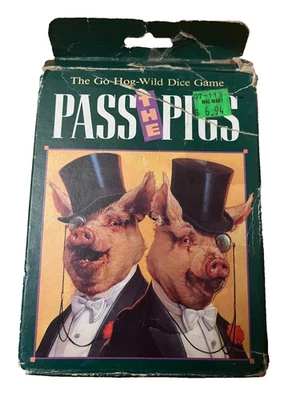 MILTON BRADLEY PASS THE PIGS HOG GAME 1992 Foto 1 de 4