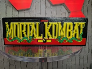 Mortal Kombat 3D Printed LED Light-Up Sign 9" Retro Arcade Decor Lamp Handmade - Picture 1 of 4