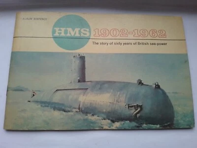 Vintage Retro Collect Tea cards lyons book  set 32 Album HMS 1902 -1962 sea powe - Image 1 of 4