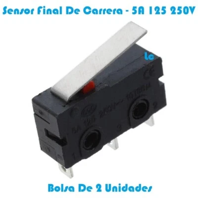 Micro Interruptor - Sensor Final De Carrera - 5A 125 250V - M16 - 2 Unidades - Imagen 1 de 4
