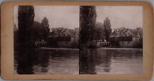 Very Rare 1870s TOM TOWER, CHRIST CHURCH, OXFORD Stereoview Photo - Picture 1 of 2