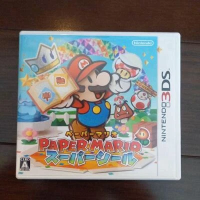 Used Nintendo 2012 Paper Mario Super Seal Sticker Star Nintendo 3DS Retro Japan  - Image 1 of 4