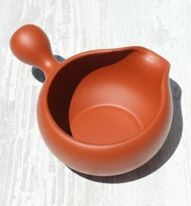 Tokoname ware Red Mud Yuzamashi Water cooling bowl 300ml Japan-Made New - Picture 1 of 4