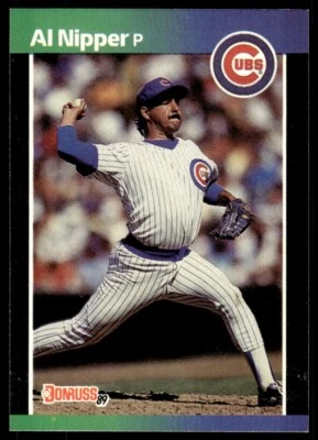 1989 Donruss Baseball Card Al Nipper Chicago Cubs #394 - Image 1 of 2