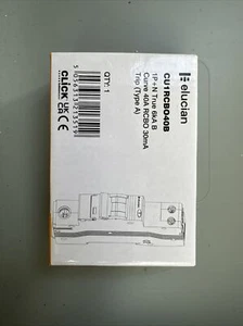 CLICK ELUCIAN 40A RCBO 30MA 1P+N 6KA B TYPE TYPE A CU1RCBO40B