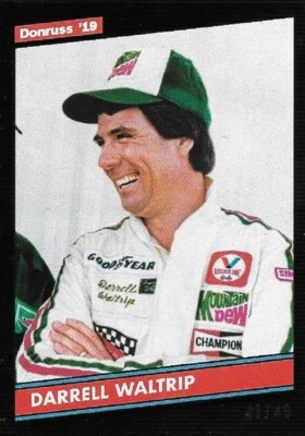 2019 DONRUSS RACING DARRELL WALTRIP (86' RETRO) ~PRESS PROOF~ #158 *s/n 48/49* - Image 1 of 2