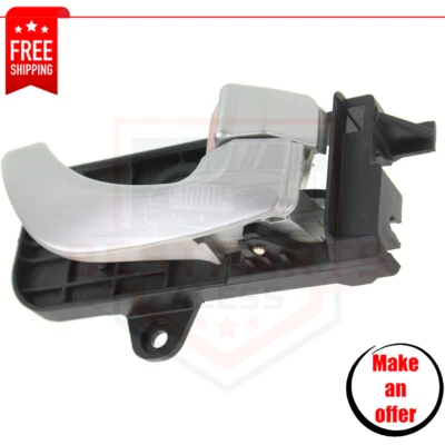 Front Interior Door Handle silver right side for 2006-2007 Hyundai Sonata GLS - Image 1 of 4