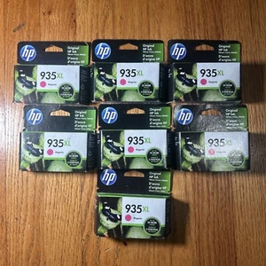 7 Pcs HP 935XL Magenta High Yield Ink Cartridge C2P25AN HP Genuine. Exp.aug/2023 - Picture 1 of 2