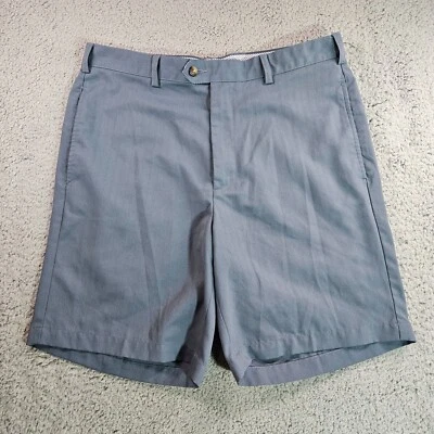 Donald Ross Shorts Mens Size 36 x8.5 Flat Front Gray - The Magis Legacy Texas - Image 1 of 4