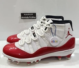 Air Jordan 11 Fußballschuhe Größe 10,5 Herren weiß rot AO1561-101 XI Nike Cherry - Bild 1 von 13