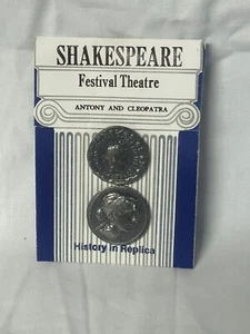 Shakespeare Festival Theartre Antony & Cleopatra Reproduction Replica Coins - Picture 1 of 6