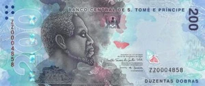 Sao Tome e Principe (Saint Thomas) 200 Dobras 2021 Replacement ZZ - Picture 1 of 3
