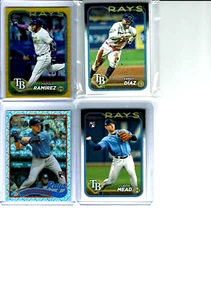 2024 Topps Baseball Series 1 Tampa Bay Rays Team Set (13) Base Cards +++++ - Picture 1 of 3
