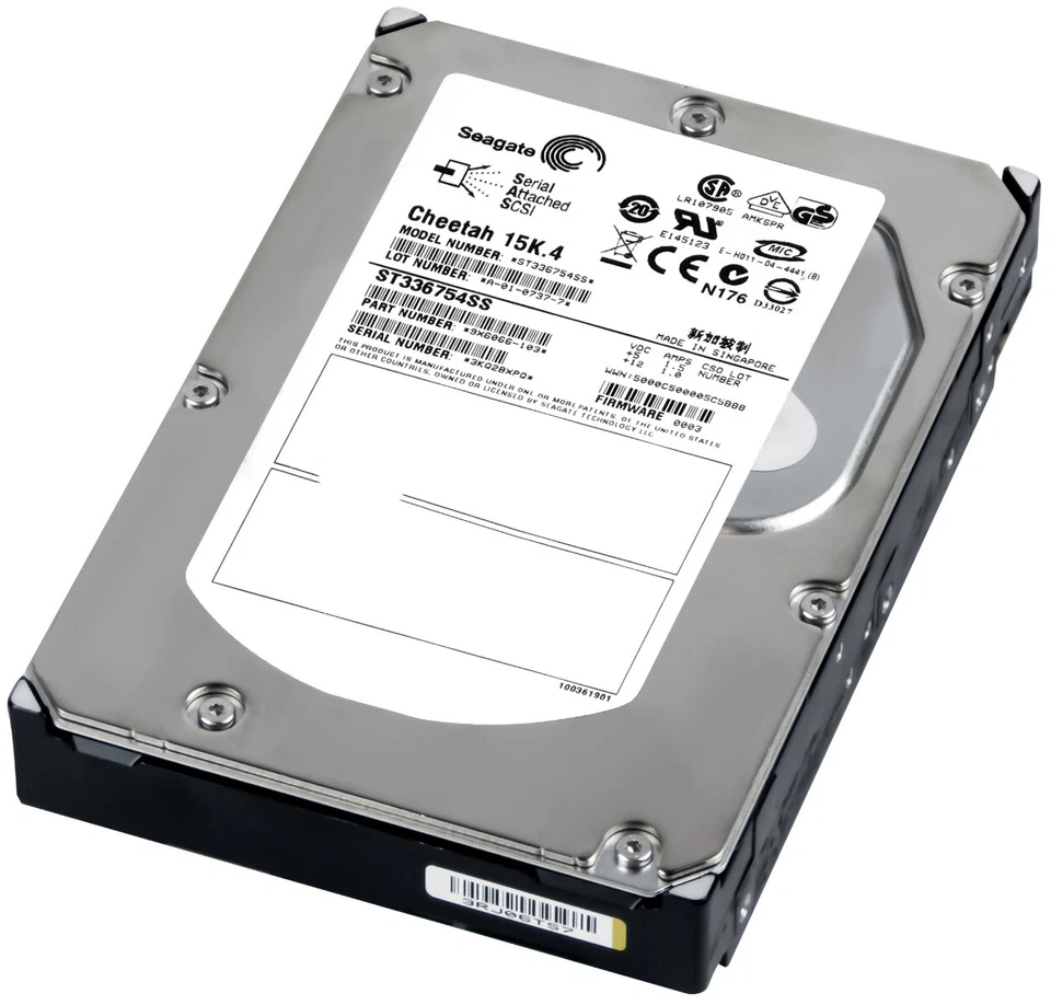Hard Drive Seagate Cheetah 15K.4 ST336754SS 36GB 15K 8MB SAS 3.5'' - Image 1 of 3