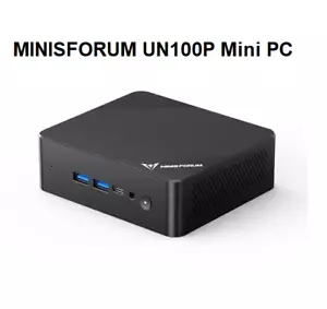 MINISFORUM UN100P Mini PC Intel N100 Windows 11 DDR4 16GB 512GB WIFI5-NEW - Foto 1 di 8