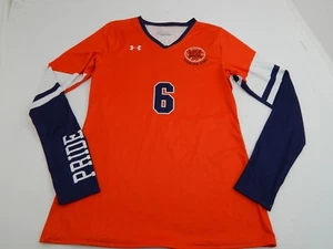 Auburn Tigers Under Armour Long Sleeve #6 Shirt Women's Med Volleyball Club VBC - Picture 1 of 6
