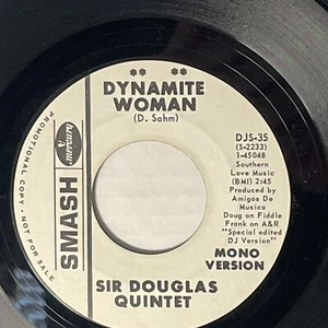 Sir Douglas Quintet Dynamite Woman Smash Promo 45 Smash Records 1969 - Picture 1 of 4