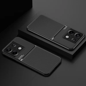 Rugged Magnetic Glossy Case + Tempered Glass For Xiaomi Redmi Note 13 12 Pro - Picture 1 of 16