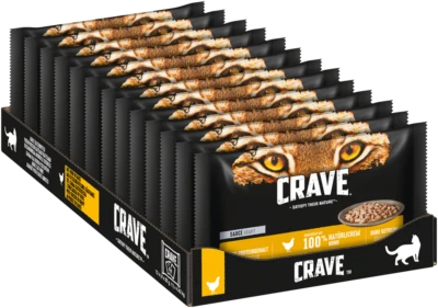 CRAVE™ Katze Portionsbeutel Multipack Sauce mit Huhn 13 x 4x85g - Bild 1 von 4