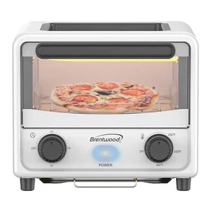 Mini horno tostador BRENTWOOD TS-3430W 500 vatios acero inoxidable 3 litros blanco - Imagen 1 de 1