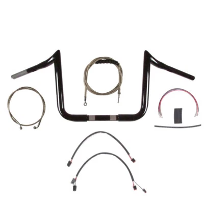 Kit de barra PrimeApe 1 1/4" negra 13" 2014-2016 Harley-Davidson Road King sin ABS Foto 1 de 3