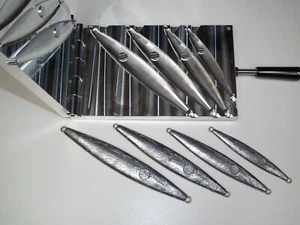 Saltwater Fish Jig -5 mold 4,8,12,16oz CNC Aluminum - Picture 1 of 7