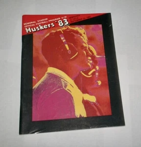 1983 program NEBRASKA CORNHUSKERS vs UCLA BRUINS Memorial Stadium TOM OSBORNE - Picture 1 of 2