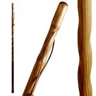 Brazos Handcrafted Wood Walking Stick Twisted Pine Trekker Style Handle For M...