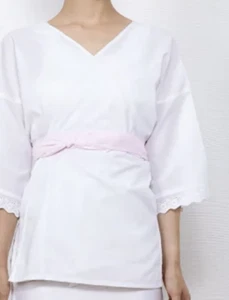 Japanese Women's Traditional Kimono under wear Han Juban with Lace White JAPAN - Picture 1 of 2