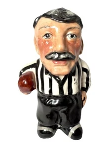 Staffordshire Manor Toby Referee Face Jug Figure 6” Entitled Footballer Vintage - Picture 1 of 8