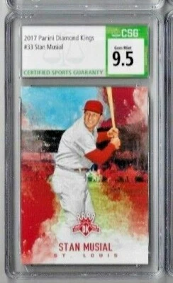 2018 Panini Diamond Kings Stan Musial CSG 9.5 - Image 1 of 2