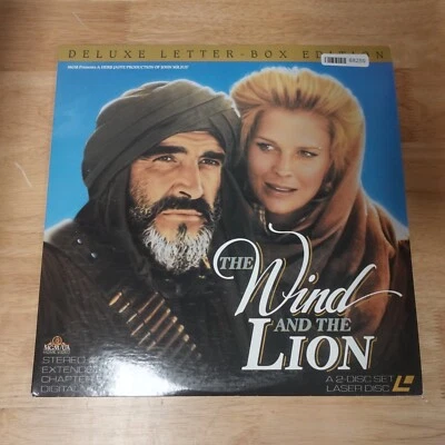 The Wind And The Lion Laserdisc Ld Movie Foto 1 de 2