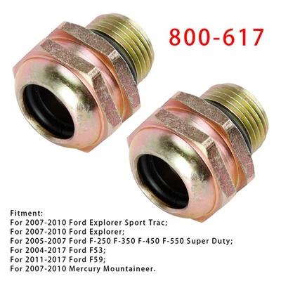 2PCS 800-617 Transmission Cooler Line Quick Connector For Ford  Mercury Models Z - Image 1 of 4