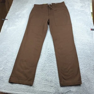Pantalones Goodfellow Para Hombres 32x32 Marrón Utilitario Ejército De Colección Inspirados HBT Sueltos - Imagen 1 de 17