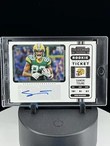 2022 Panini Contenders Samori Toure Rookie Ticket Variation RC Auto Packers #261 - Picture 1 of 11