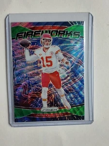 CARTOLINA CALCIO 2024 PANNI PRIZM GREEN WAVE PATRICK MAHOMES #1 - Foto 1 di 2